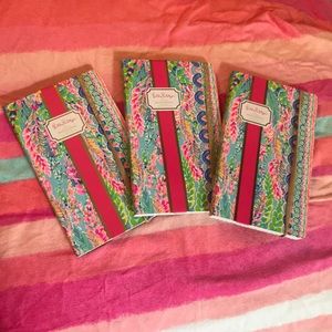 Lilly Pulitzer Catch the Wave Journals (3) Pocket